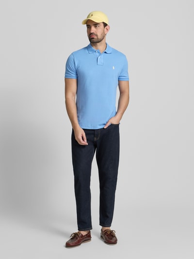 Polo Ralph Lauren Poloshirt met labelstitching Lichtblauw - 1