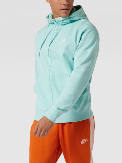 Nike Sweatjack met capuchon Lichtturquoise - 4