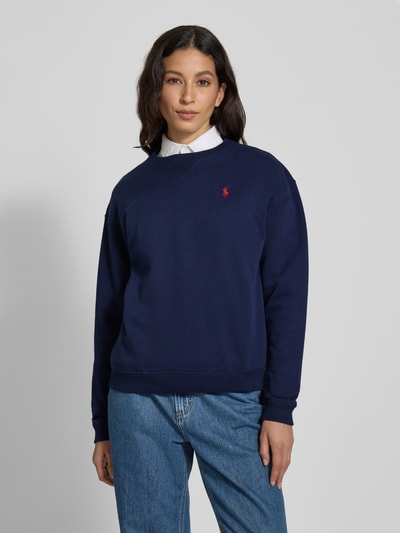 Polo Ralph Lauren Oversized Sweatshirt mit Logo-Stitching Marine 4