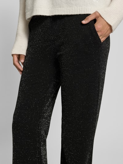 Christian Berg Woman Flared stoffen broek met elastische band Zwart - 3