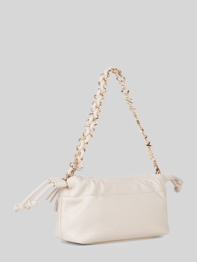 Valentino Bags Henkeltasche mit Kettenriemen Modell 'ROBBY' Ecru 3