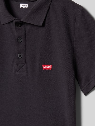 Levi’s® Kids Poloshirt mit Label-Stitching Modell 'BATWING' Black 2