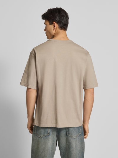 Levi's® T-Shirt mit geripptem Rundhalsausschnitt Khaki 5