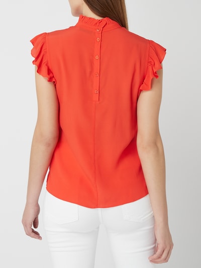 TWINSET Bluse aus Viskose-Seide-Mix Orange 5