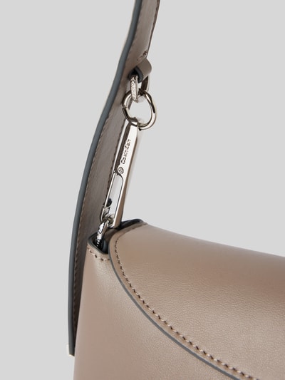 CK Calvin Klein Handtasche mit Label-Detail Modell 'SOFT SCULPT' Mittelgrau 3