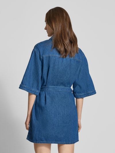 Calvin Klein Jeans Jeansjurk met strikceintuur Jeansblauw - 5