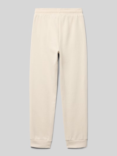 Blue Seven Spodnie dresowe o kroju regular fit z kieszeniami z patką Piaskowy 3