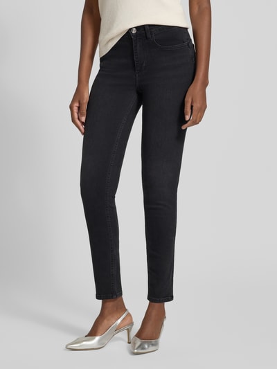 Liu Jo White Super Skinny Fit Jeans im 5-Pocket-Design Modell 'DIVINE' Anthrazit 4