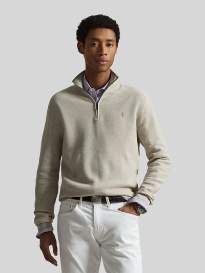 Polo Ralph Lauren regular fit schipperstrui van puur katoen Beige - 4