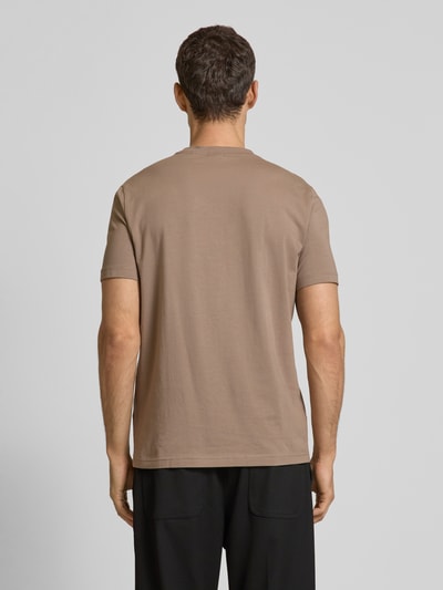 BOSS Green T-Shirt mit Label-Print Khaki 5