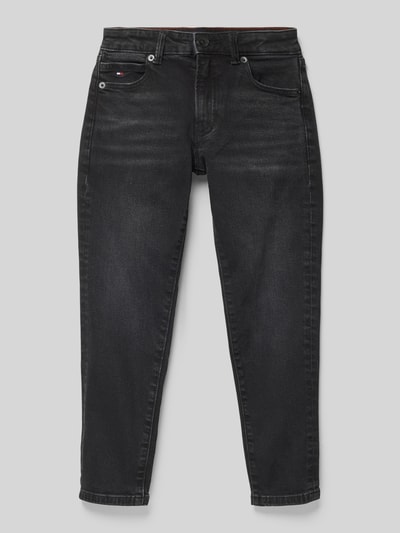 Tommy Hilfiger Teens Straight Fit Jeans im 5-Pocket-Design
 Black 1