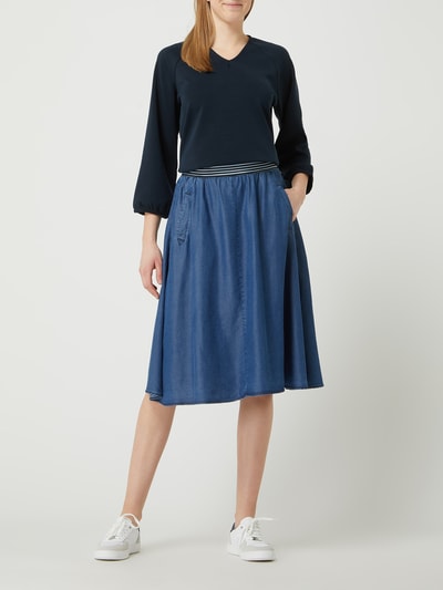 More & More Rok van lyocell Blauw - 1