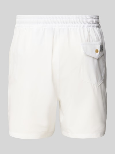 Polo Ralph Lauren Underwear Badehose mit Tunnelzug Modell 'TRAVELER' Weiss 3