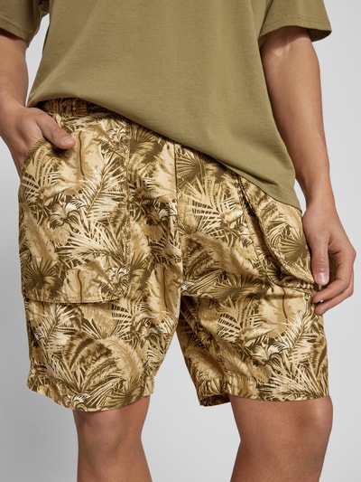 Alpha Industries Regular Fit Bermudas mit Eingrifftaschen Modell 'Honolulu' Beige 3