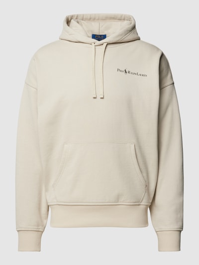 Polo Ralph Lauren Oversized Hoodie in melierter Optik Stein 2