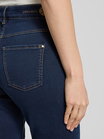 MAC Bootcut Fit Jeans mit Kontrastnähten Modell 'DREAM' Dunkelblau 3