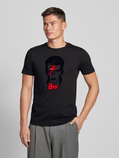 Antony Morato Regular Fit T-Shirt mit Motiv-Print und Rundhalsausschnitt Black 4