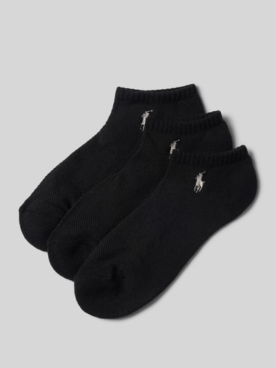 Polo Ralph Lauren Sneakersocken mit Label-Detail im 3er-Pack Black 1