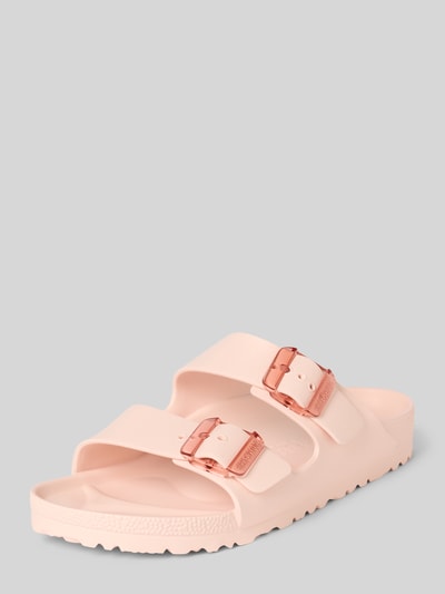 Birkenstock Slides mit Dornschließen Modell 'ARIZONA STEALTH BUCKLE' Hellrosa 1
