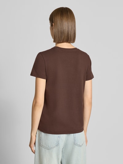 Levi's® T-shirt o luźnym kroju z czystej bawełny Czekoladowy 5