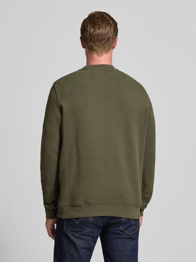 Armedangels Regular Fit Sweatshirt aus reiner Baumwolle Modell 'BAARO FLEECE' Dunkelgruen 5