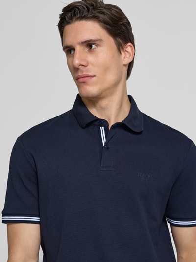 JOOP! Jeans Poloshirt mit Label-Print Modell 'Amare' Marine 3