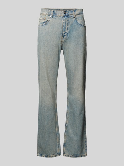 EIGHTYFIVE Straight fit jeans in used-look Jeansblauw - 2