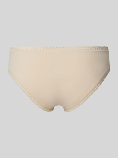 Sloggi Slip mit spitzen-Bordüre Modell 'Crush' im 3er-Pack Mauve 3