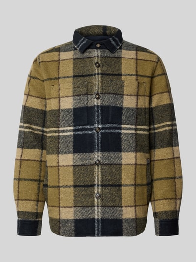 Barbour Hemdjacke mit Brusttasche Beige 1