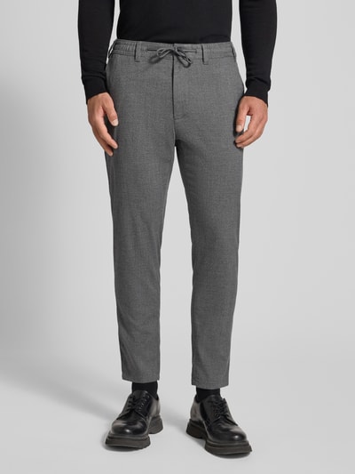MCNEAL Straight fit stoffen broek met viscose Lichtgrijs - 4