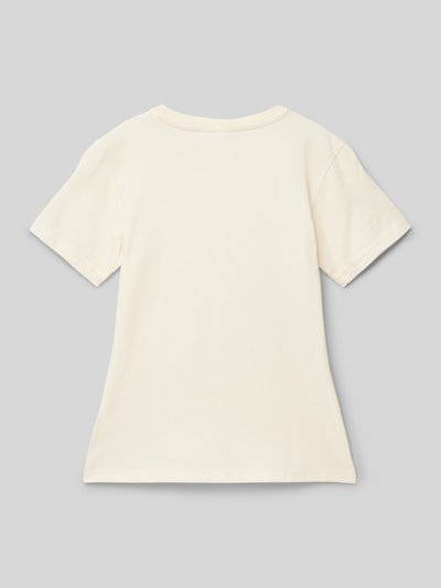 CHAMPION T-shirt met ronde hals Ecru - 3