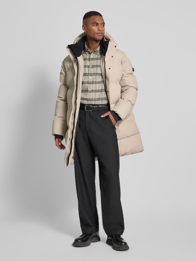 Cinque Steppmantel mit Kapuze Kitt 1