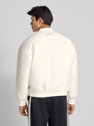 adidas Sportswear Relaxed fit bomberjack met logoprint, model 'Stadium' Offwhite - 5