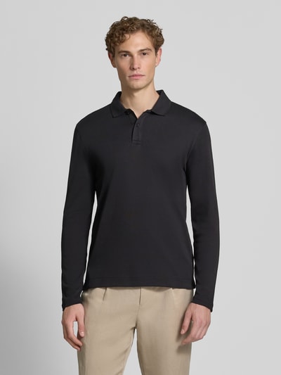 Christian Berg Men Regular Fit Poloshirt aus reiner Baumwolle Black 4