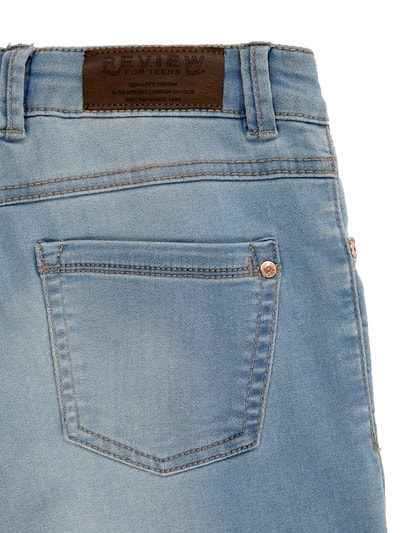 Review for Teens Stone Washed Slim Fit 5-Pocket-Jeans Jeansblau 2