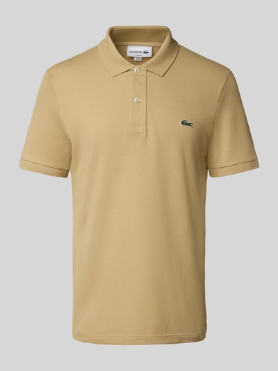 Lacoste Slim Fit Poloshirt aus reiner Baumwolle Beige 2