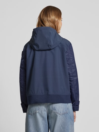 Blauer Usa Jacke mit Kapuze Modell 'MARCELA' Dunkelblau 5