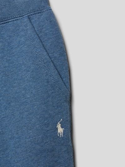 Polo Ralph Lauren Teens Spodnie dresowe z wyhaftowanym logo Szaroniebieski 2