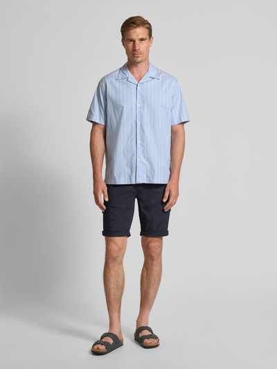 Lerros Korte broek met cargozakken Zwart - 1