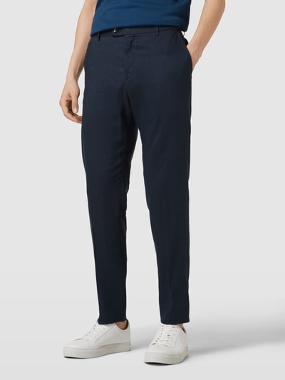 Strellson Chino met Franse steekzakken Donkerblauw - 4