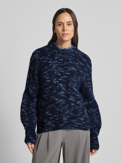 MSCH Copenhagen Gebreide pullover van wolmix, model 'Alegra' Marineblauw - 4