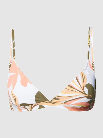 Roxy Bikini-Oberteil mit Allover-Muster Modell 'BEACH CLASSICS' Offwhite 2