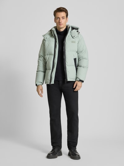 HUGO Regular fit donsjack met afneembare capuchon, model 'BIRONO' Mintgroen - 1