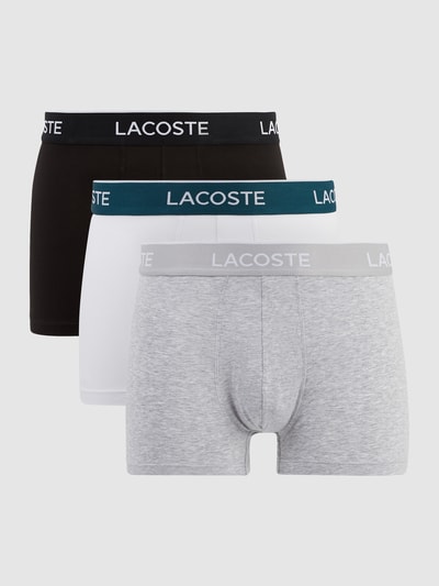 Lacoste Boxershort met labeldetails in een set van 3 stuks Wit - 1