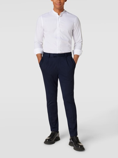 JOOP! Collection Broek met bandplooi Marineblauw - 1