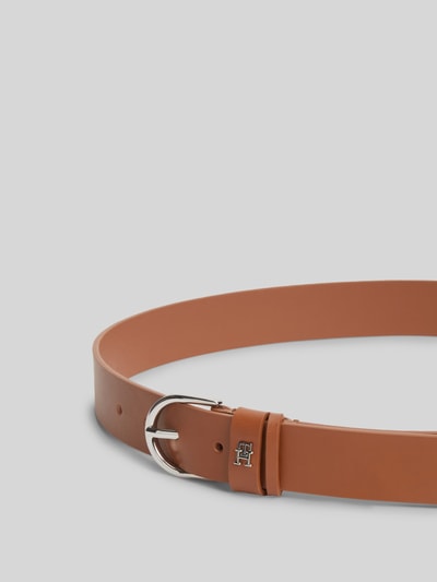 Tommy Hilfiger Gürtel aus echtem Leder mit Logo-Applikation Cognac 2