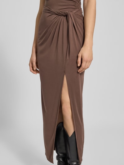 LeGer by Lena Gercke Długa spódnica z marszczeniami Ciemnobrązowy 3