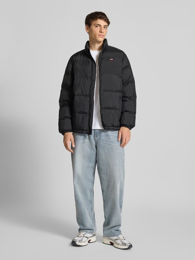 Levi's® Regular Fit Steppjacke mit Logo-Stitching Modell 'PIEDMONT' Black 1
