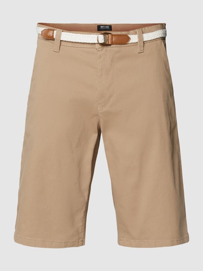 Only & Sons Chino-Shorts mit Gürtel Modell 'WILL' Beige 2