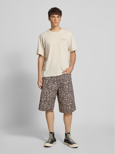 WEEKDAY Bermudy z 5 kieszeniami model ‘ASTRO’ Camel 1